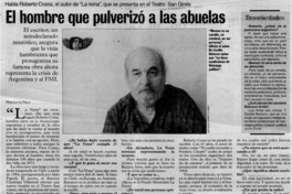El Hombre que pulverizó a las abuelas