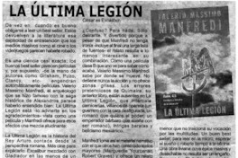 La última legión.