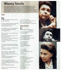 Blanca Varela.
