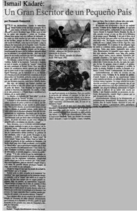 Un gran escritor de un pequeño país