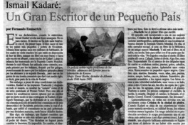 Un gran escritor de un pequeño país