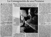 La consagración de una promesa.