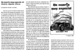 Un muerto muy especial, Andrés Aguilar Pérez