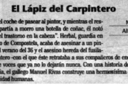 El lápiz del carpintero.