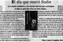 El día que murió Stalin