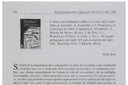 El legado pedagógico del siglo XX para la escuela del siglo XXI