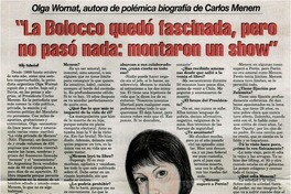 "La Bolocco quedó fascinada, pero no pasó nada: montaron un show"