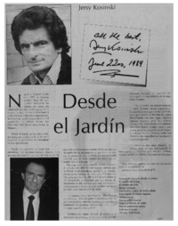 Desde el jardín