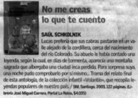 No me creas lo que te cuento