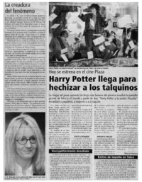 Harry Potter llega para hechizar a los talquinos