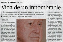 Vida de un innombrable