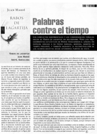 Palabras contra el tiempo