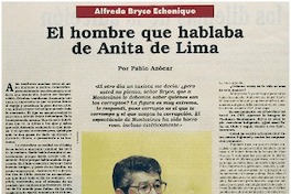 El hombre que hablaba de Anita de Lima