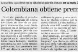 Colombiana obtiene premio Alfaguara.
