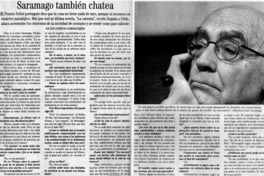 Saramago también chatea.