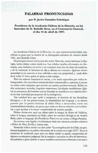 Palabras pronunciadas