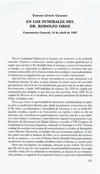 En los funerales del Dr. Rodolfo Oroz