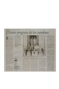 El lento progreso de los nombres