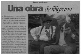 Una Obra de filigrana.