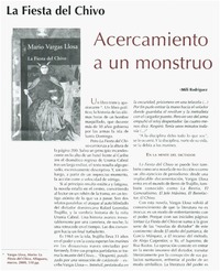 Acercamiento a un monstruo