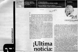 Quise escribir una historia de la incertidumbre"