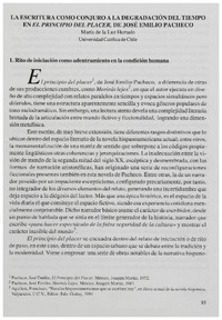 La escritura como conjuro a la degradación del tiempo en El principio del placer, de José Emilio Pacheco