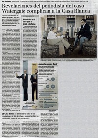 Revelaciones del periodista del caso Watergate complican a la Casa Blanca