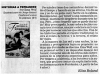 Historias a Fernández