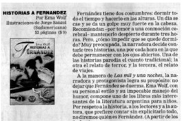 Historias a Fernández