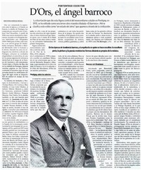 D'Ors, el àngel barroco