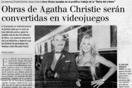 Obras de Agatha Christie serán convertidas en videojuegos