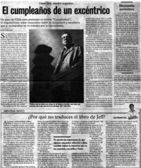 El cumpleaños de un excéntrico