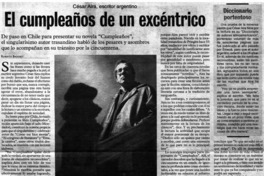 El cumpleaños de un excéntrico