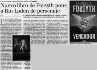 Nuevo libro de Forsyth pone a Bin Laden de personaje