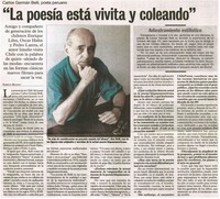 La poesía está vivita y coleando"