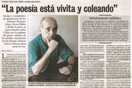 La poesía está vivita y coleando"