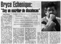 Bryce Echeñique: "soy un escritor de discotecas"
