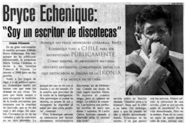 Bryce Echeñique: "soy un escritor de discotecas"