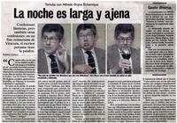 La noche es larga y ajena