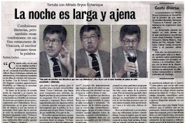 La noche es larga y ajena