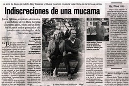 Indiscreciones de una mucama