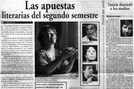 Las apuestas literarias del segundo semestre