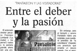 Entre el deber y la pasión