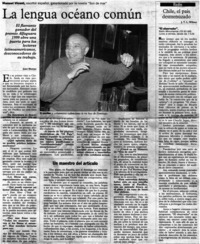 La lengua océano común