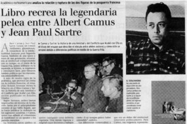 Libro recrea la legendaria pelea entre Albert Camus y Jean Paul Sartre