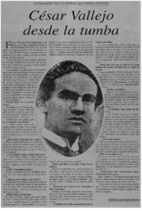 César Vallejo desde la tumba