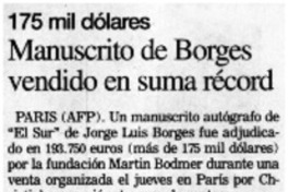 Subastan originales de "Cien años de soledad".