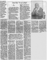 Cintio Vitier: "Yo nací en Martí"