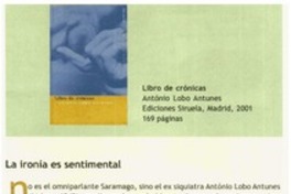 La Ironía es sentimental