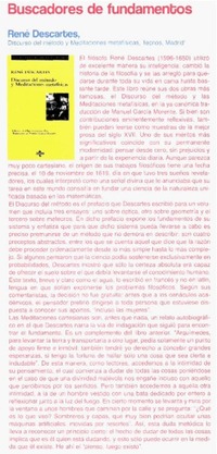 René Descartes Discurso del método y Meditaciones metafísicas